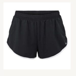 Alo Yoga Black Lounge Dolphin Shorts with Pockets - Black - XS